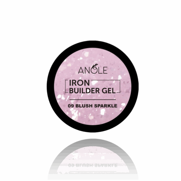 Iron Builder Gel 09 Blush Sparkle | ANOLE