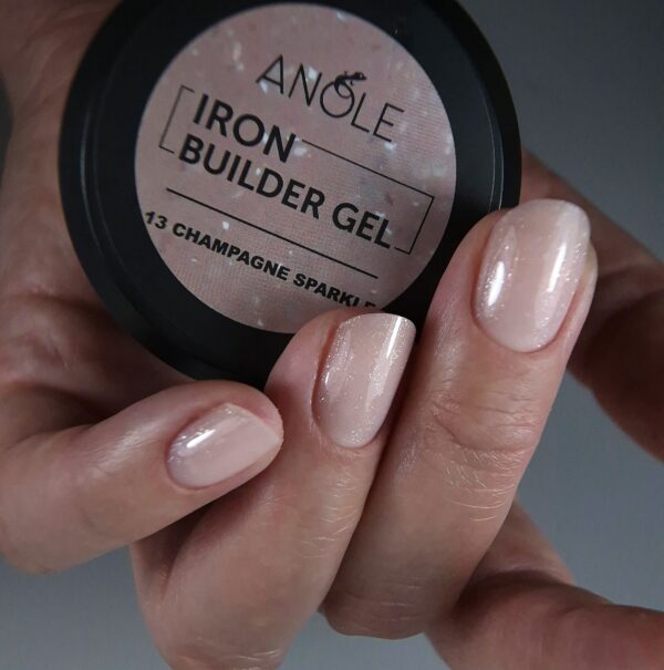 Iron Builder Gel 13 Champagne Sparkle | ANOLE - Afbeelding 2
