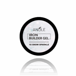 Iron Builder Gel 18 Snow Sparkle | ANOLE