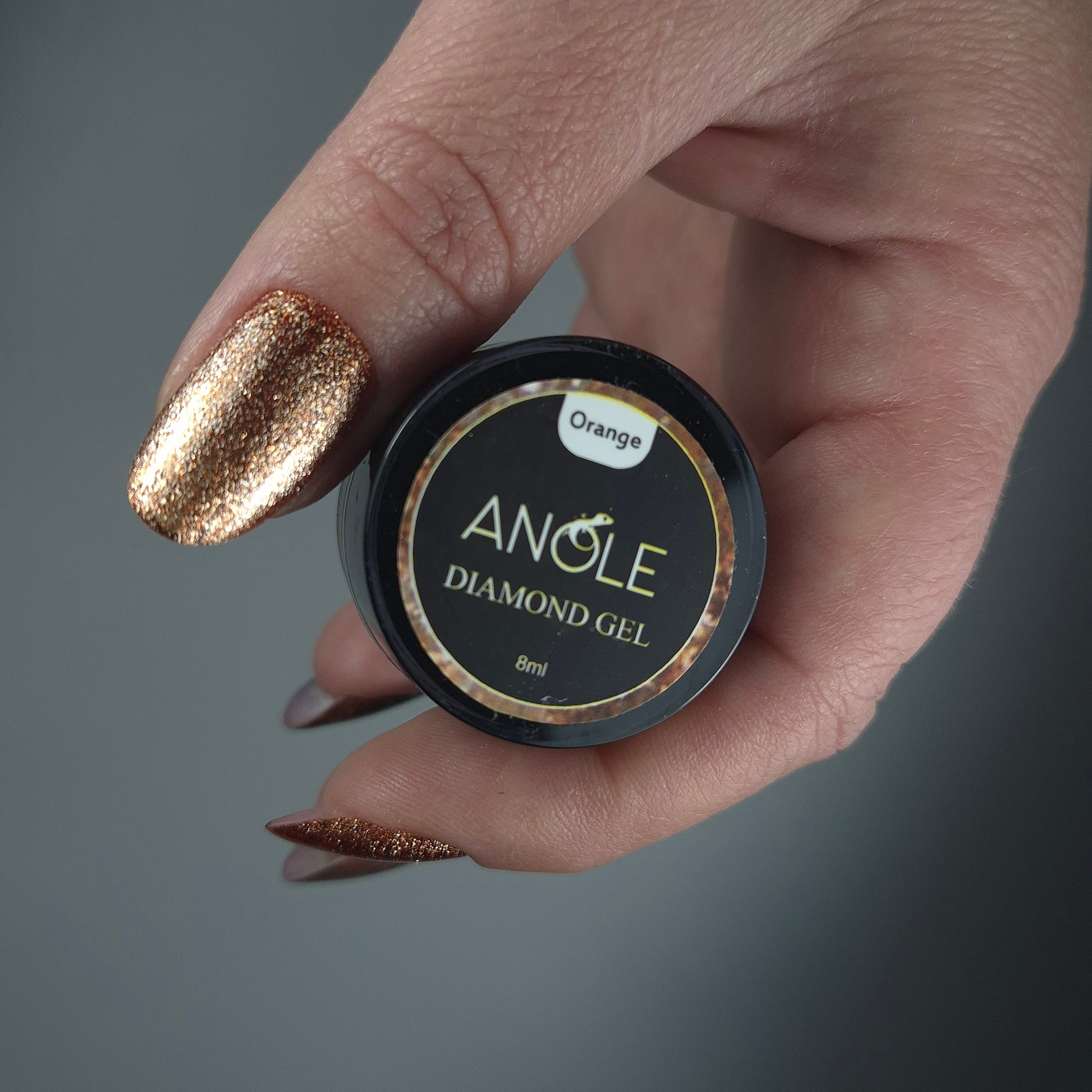 Diamond Gel 14 Orange | ANOLE - Afbeelding 2