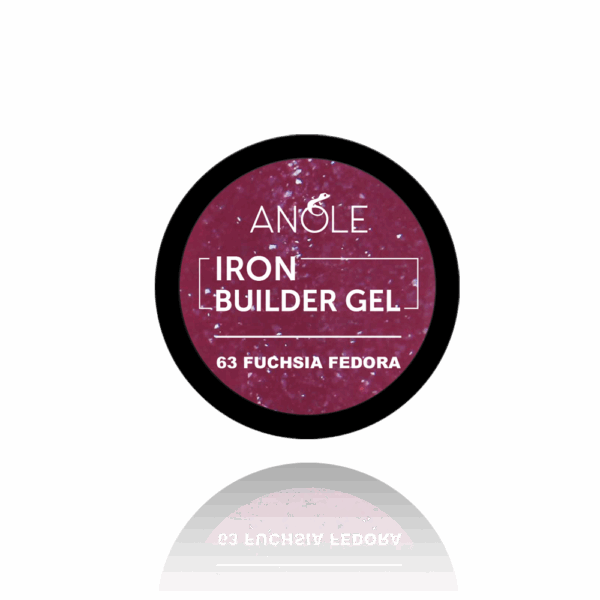 Iron Builder Gel 63 Fuchsia Fedora | ANOLE