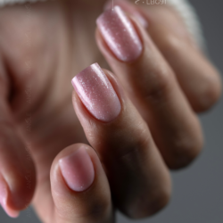 liquid builder gel 91 zacht roze nude builder met glitter