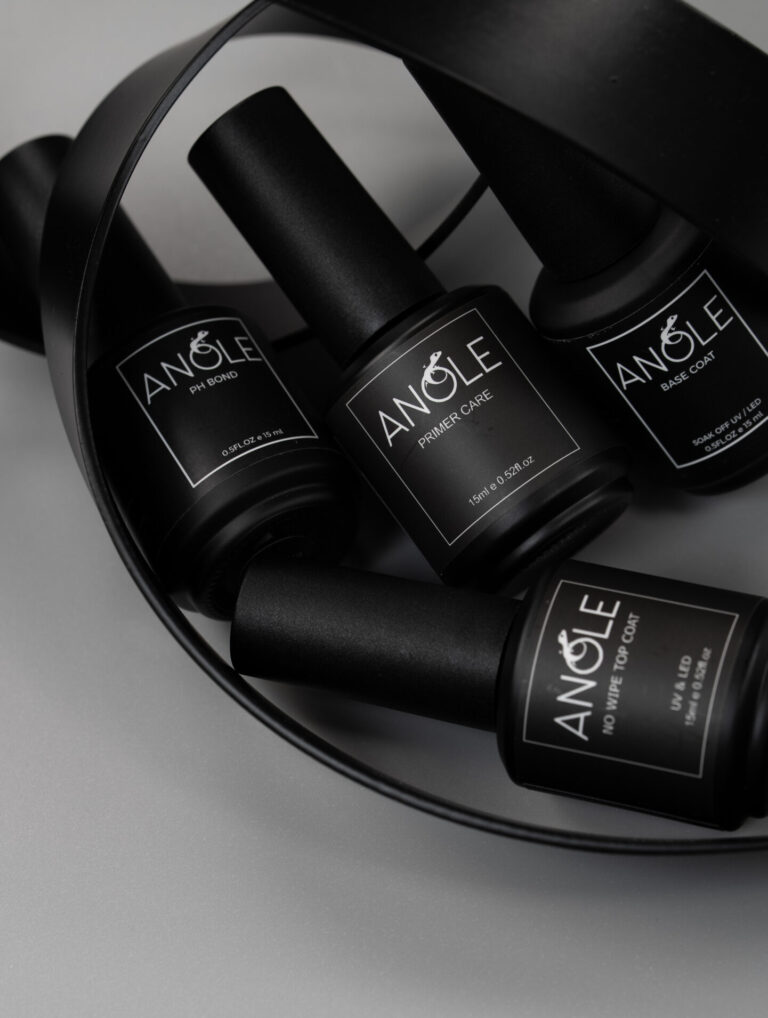 Pakket Anole Essential Bundel met Anole PH Bond, Anole Neutral Base, Anole Top coat, Anole Rubber Base