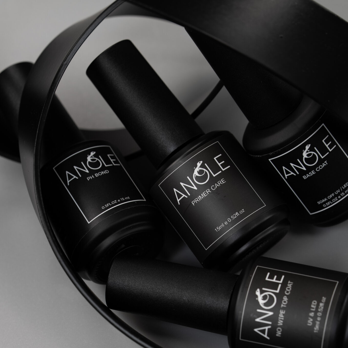 Pakket Anole Essential Bundel met Anole PH Bond, Anole Neutral Base, Anole Top coat, Anole Rubber Base