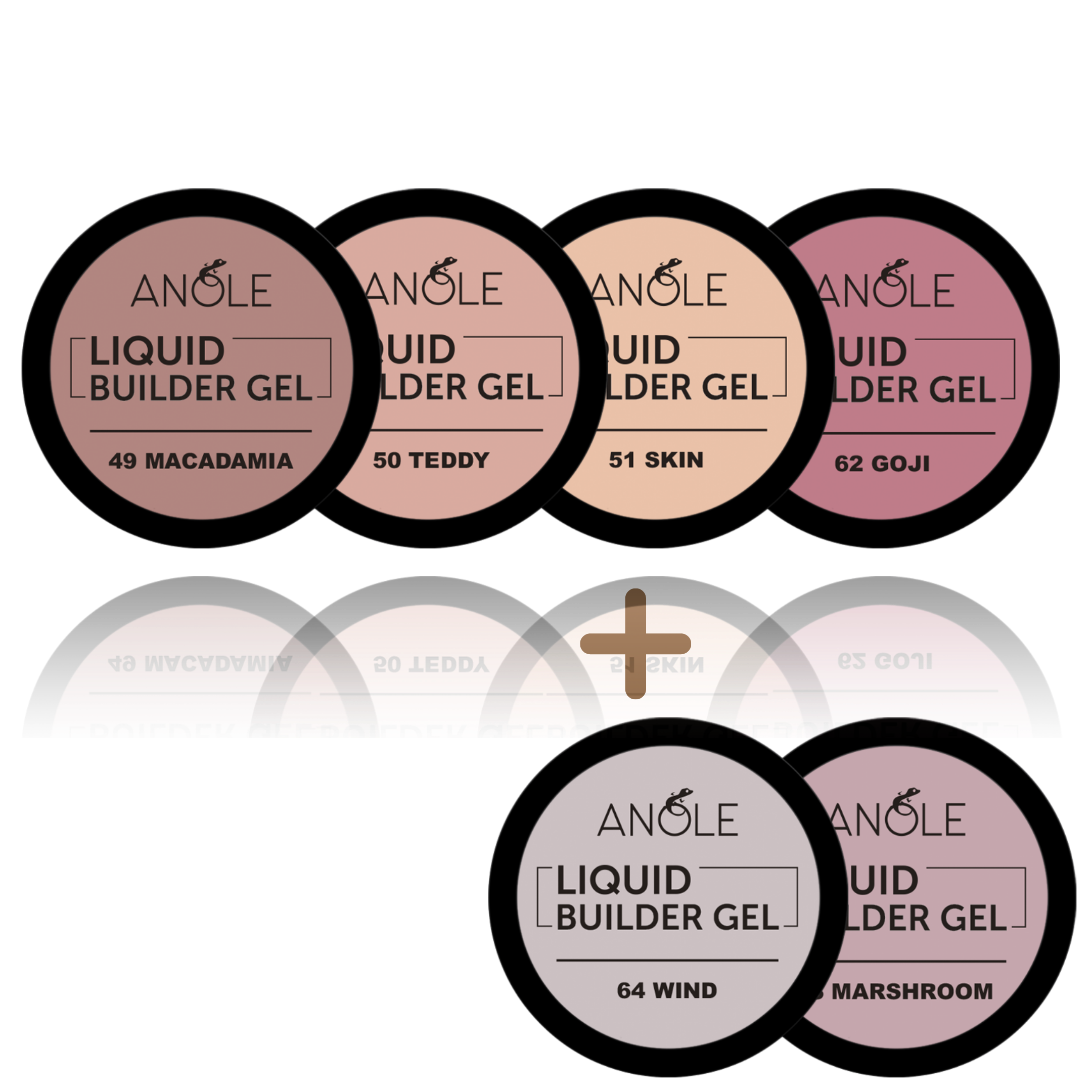 Liquid Builder gel pompjes voordeel (4+2)