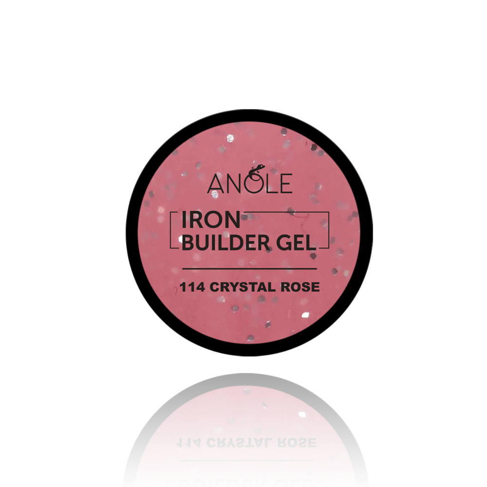 Iron Builder Gel 114 Crystal Rose | ANOLE