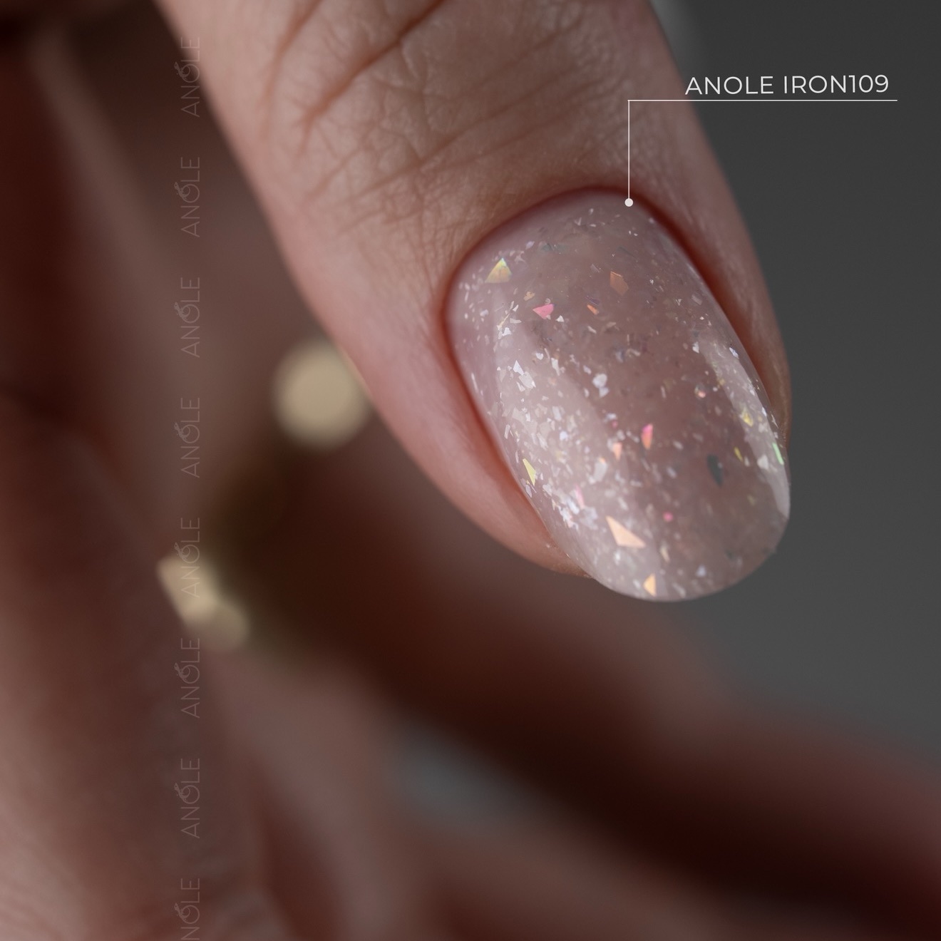 Iron Builder Gel 109 Opal Whisper | ANOLE - Afbeelding 2