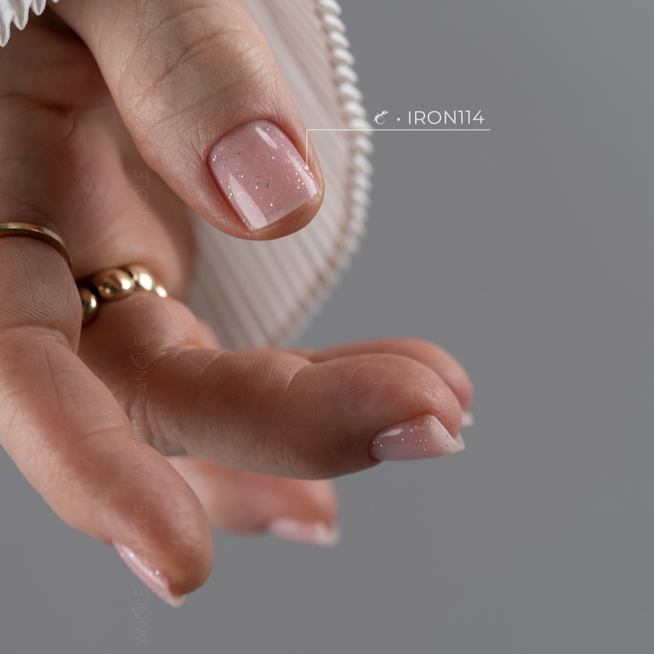 Iron Builder Gel 114 Crystal Rose | ANOLE - Afbeelding 2